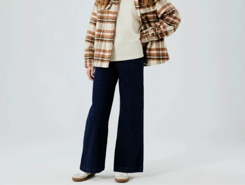 Name It dark blue denim wide jeans